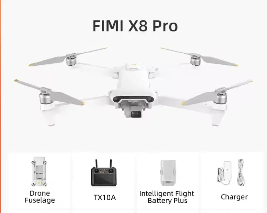 Drone fimi x8 pro dengan smart controller tx10a