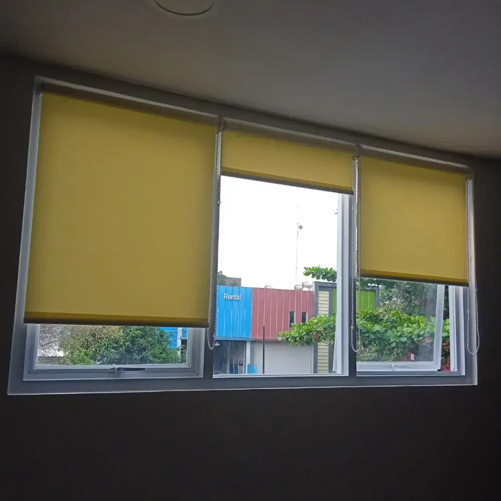 tirai jendela roller blinds dan krey