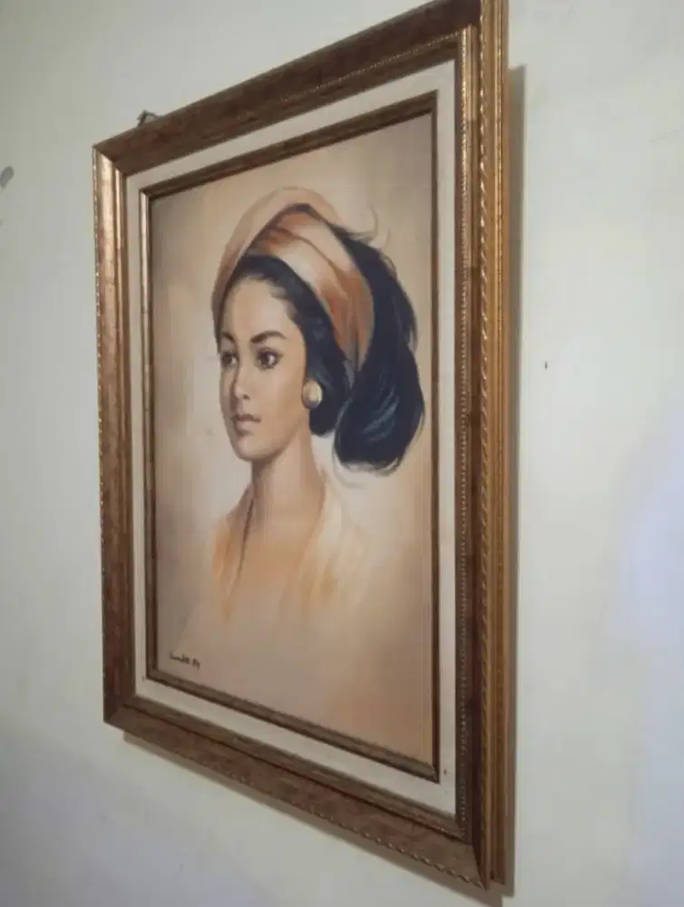 Koleksi Lukisan Vintage Karya Vandik DS Wanita Cantik