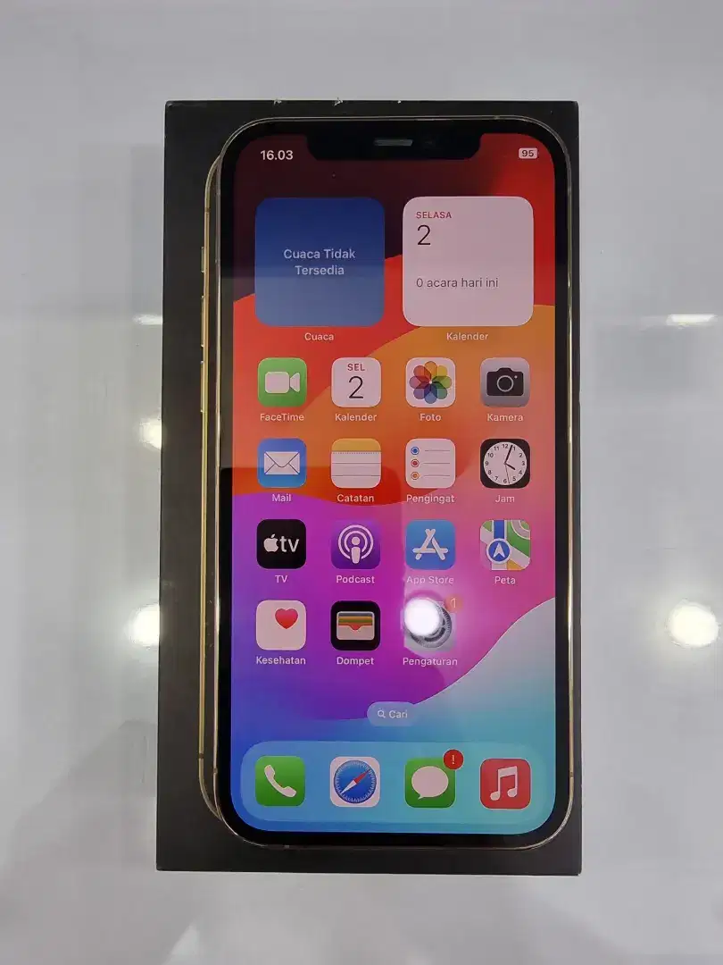 Iphone 12 Pro Max 256Gb Gold Ex Garansi resmi Ibox -MasterCom