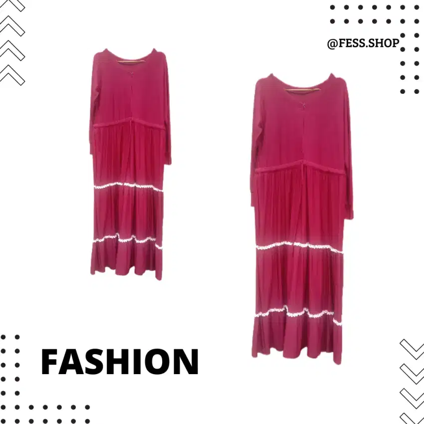 Gamis Maroon - PRELOVED
