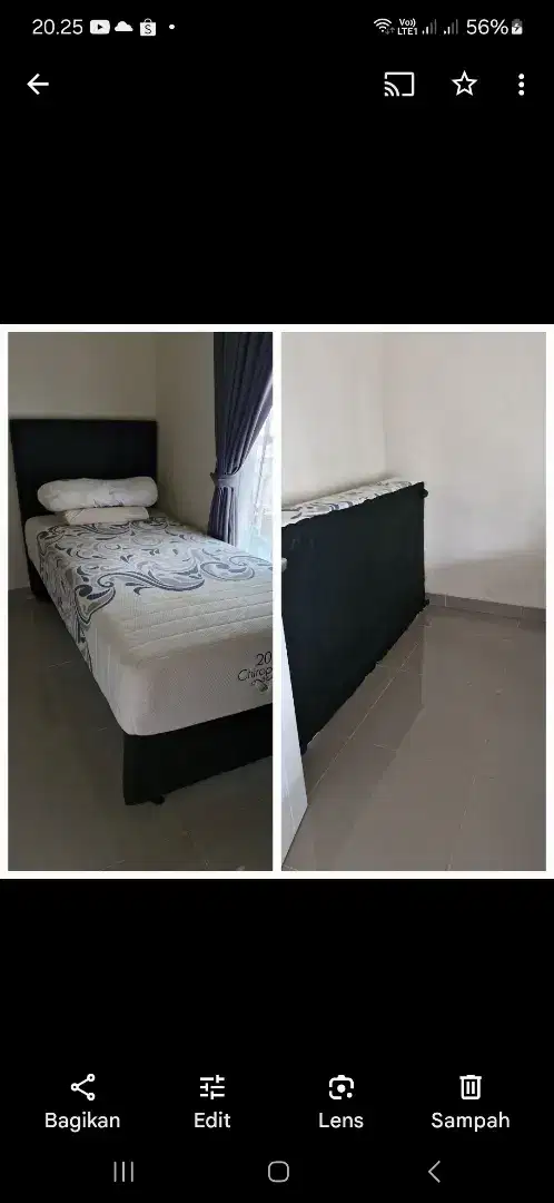 Ranjang Spring Bed susun 2  merk airland 1 set