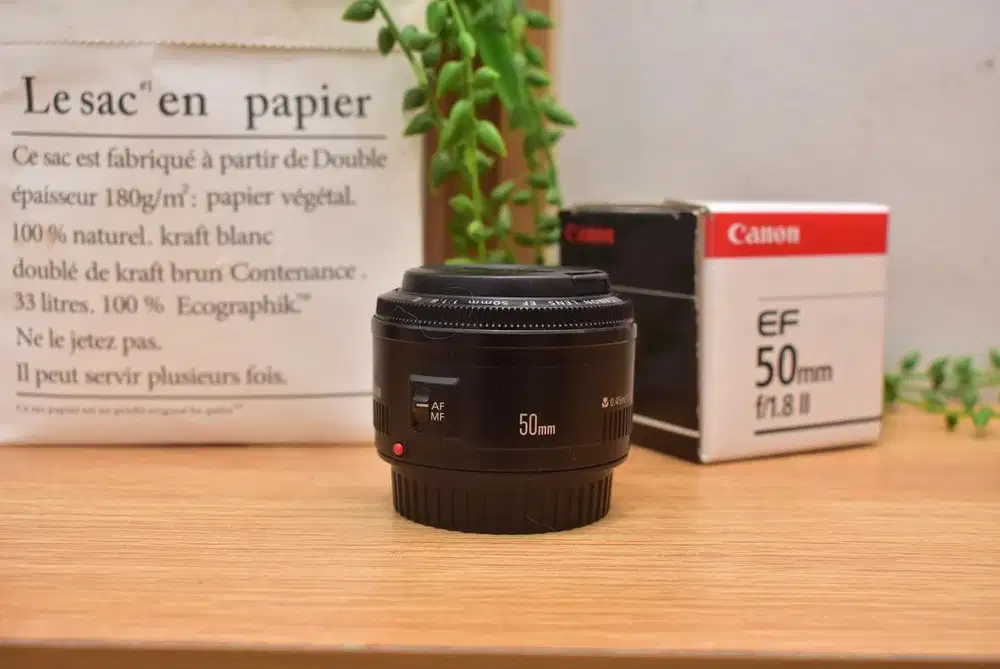 Lensa Fix Canon 50mm II