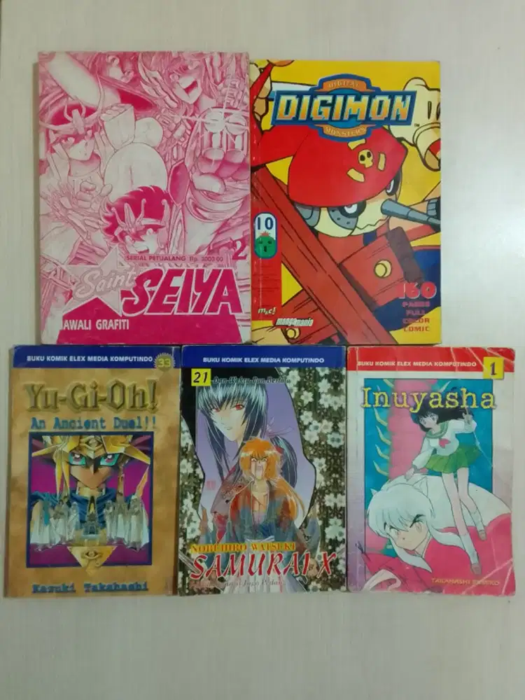komik kartun anime jadul set