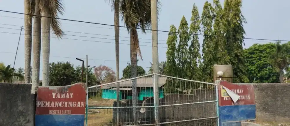 Dijual Tanah&Bangunan Ex.Pemancingan 6495m di Sawah Luhur Kota Serang