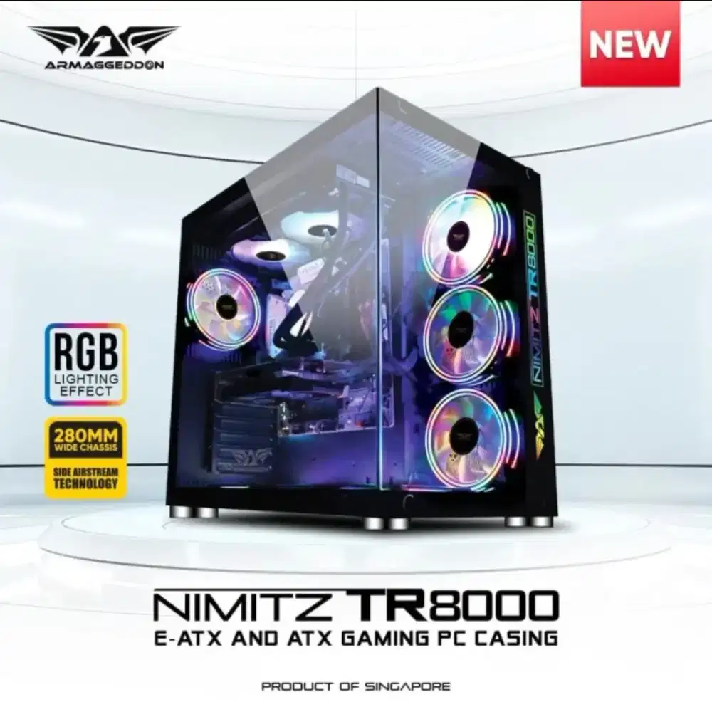 Jual casing Armaggeddon + SSD NVMe M.2 256GB Like New