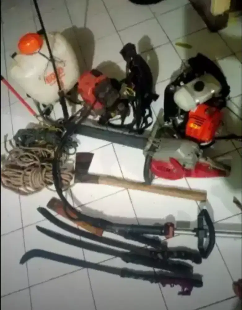 Jasa potong rumput dan tebang kayu