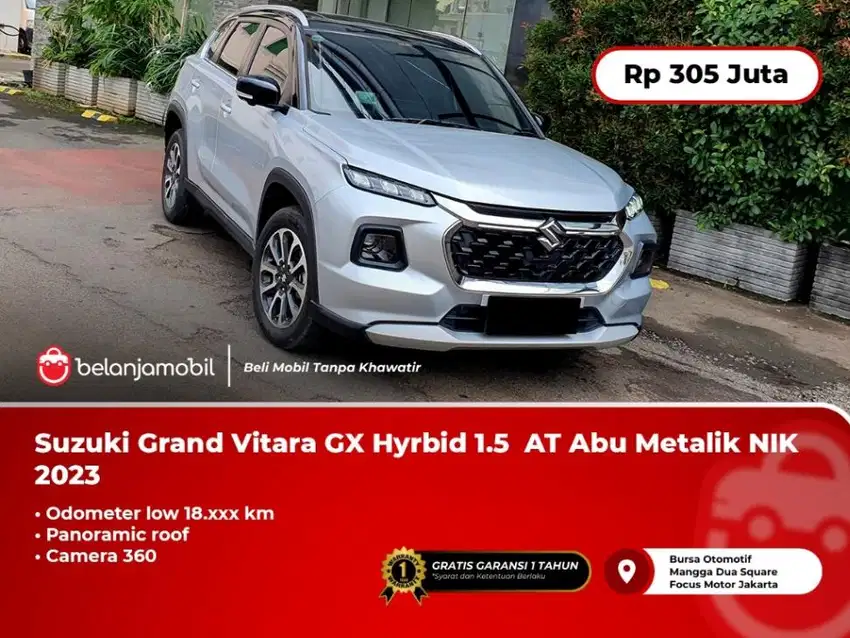 [ LOW KM 18RB ] Suzuki Grand Vitara GX Hyrbid 1.5 AT Abu 2023/2024