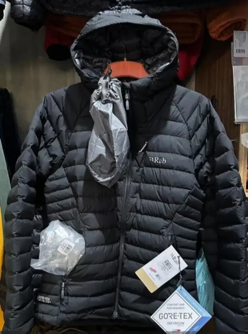 Rab Microlight down jacket infinium Goretex
