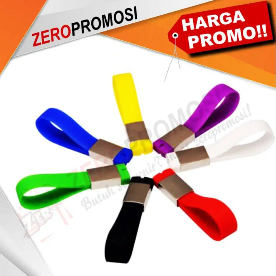Souvenir USB Promosi - Flashdisk Karet Gelang FDBR04 16GB