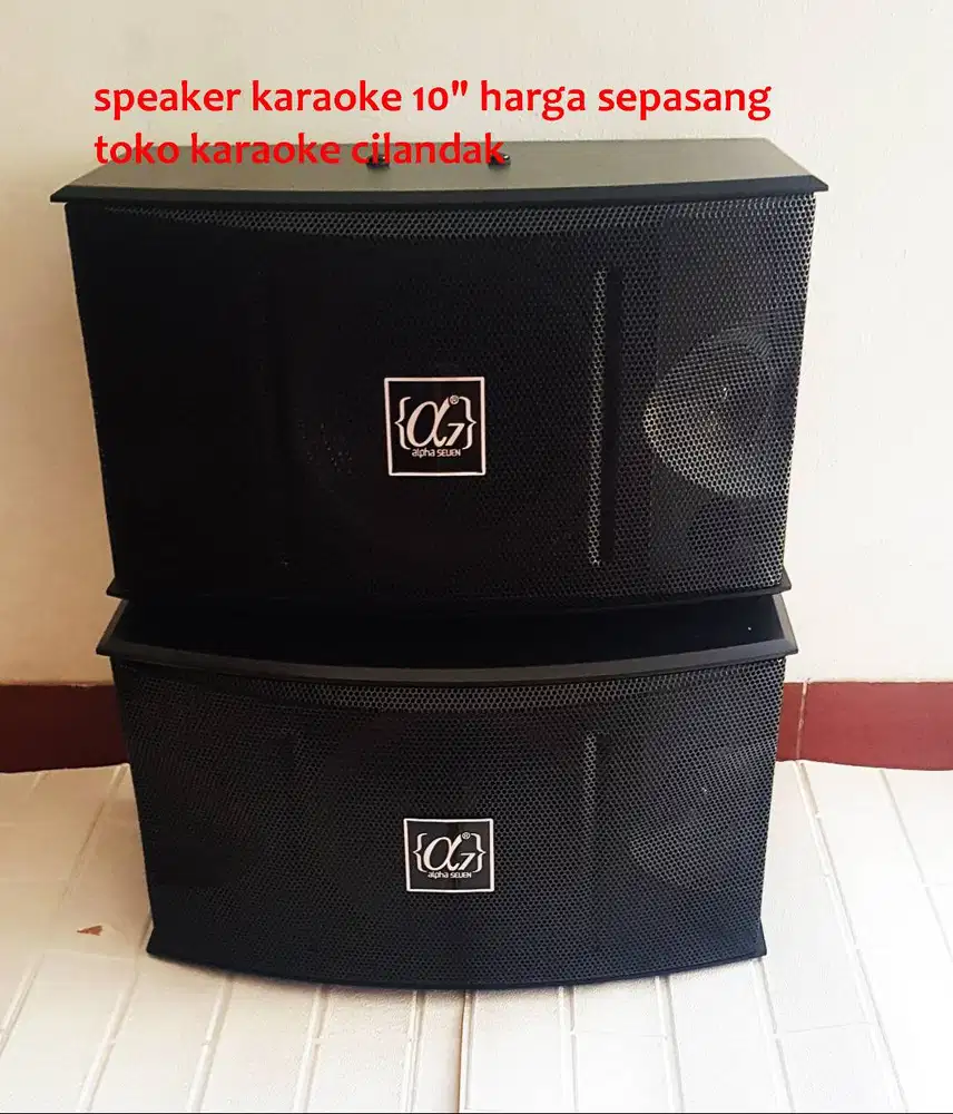 SPEAKER KARAOKE 10 INCHI  harga sepasang 1.2JUTA stock terbatas  BISA
