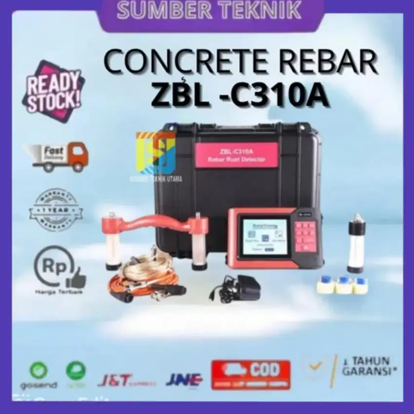ZBL-C310A NDT Concrete Rebar Corosion Tester Detector 0,1mV Accuracy