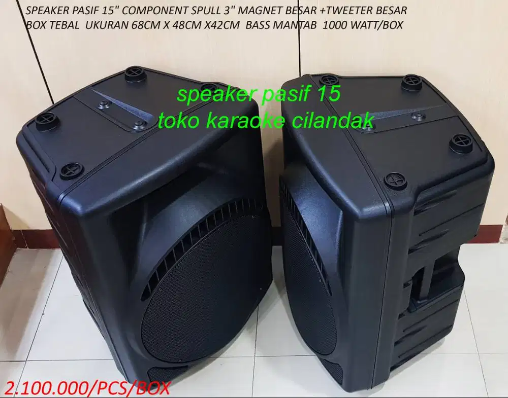SPEAKER PASIF 15 siuara bas bagus