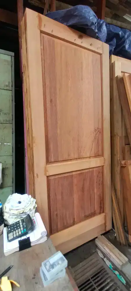 PINTU KAYU KAMPER murah bagus dan keeing