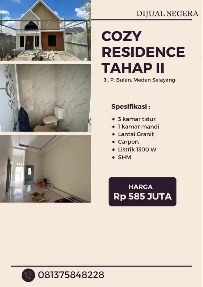 RUMAH MEWAH DENGAN HARGA DAN KUALITAS TERBAIK DI PADANG BULAN