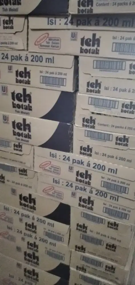 Ultra teh kotak kecil 200ml free anter daerah sako perumnas