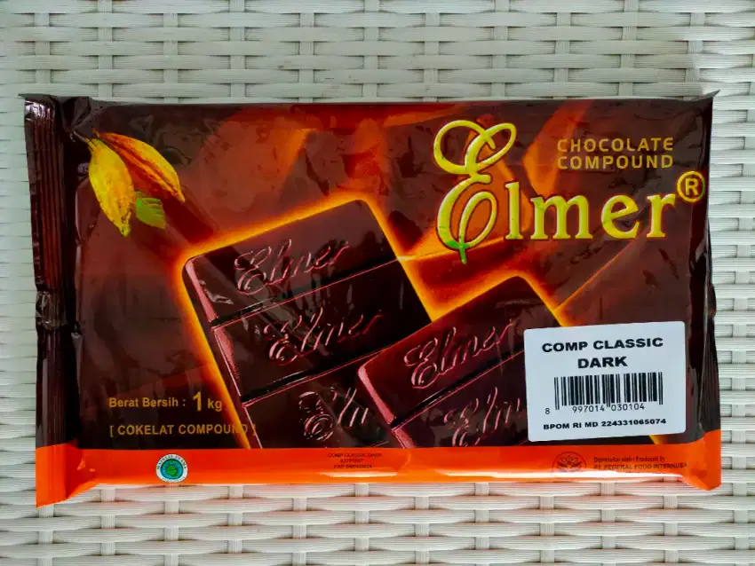 Elmer Classic Dark Chocolate Compound - Coklat Blok