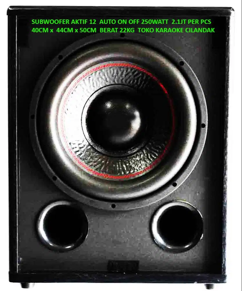 subwoofer 12in aktif