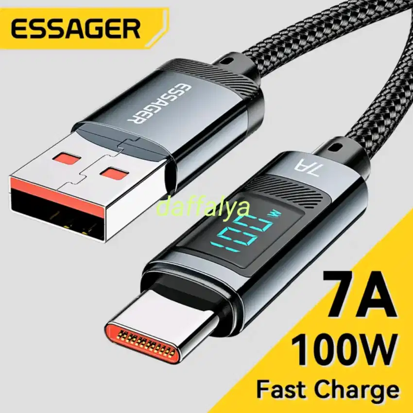 Essager kabel data 7a pd 100w digital display panjang 2 meter original
