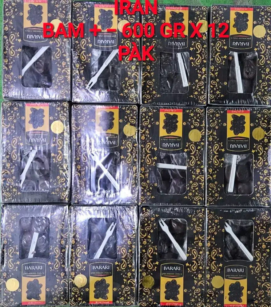Kurma BAM barari anggur 600gr x 12 pc exp 2027