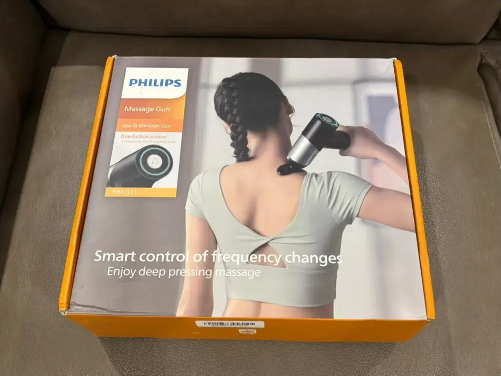 (ORI) Philips massage PPM7323 massage gun bantal Pijat 6kg intensity
