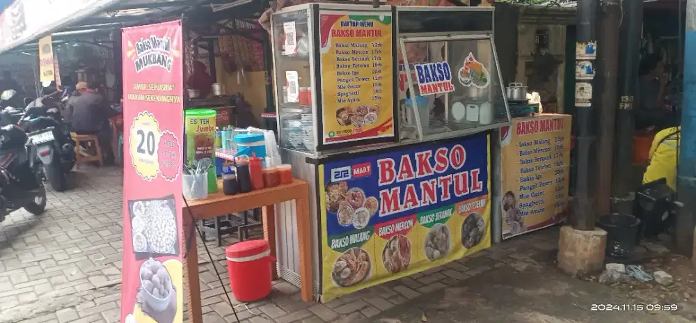 Dijual Gerobak bakso almunium