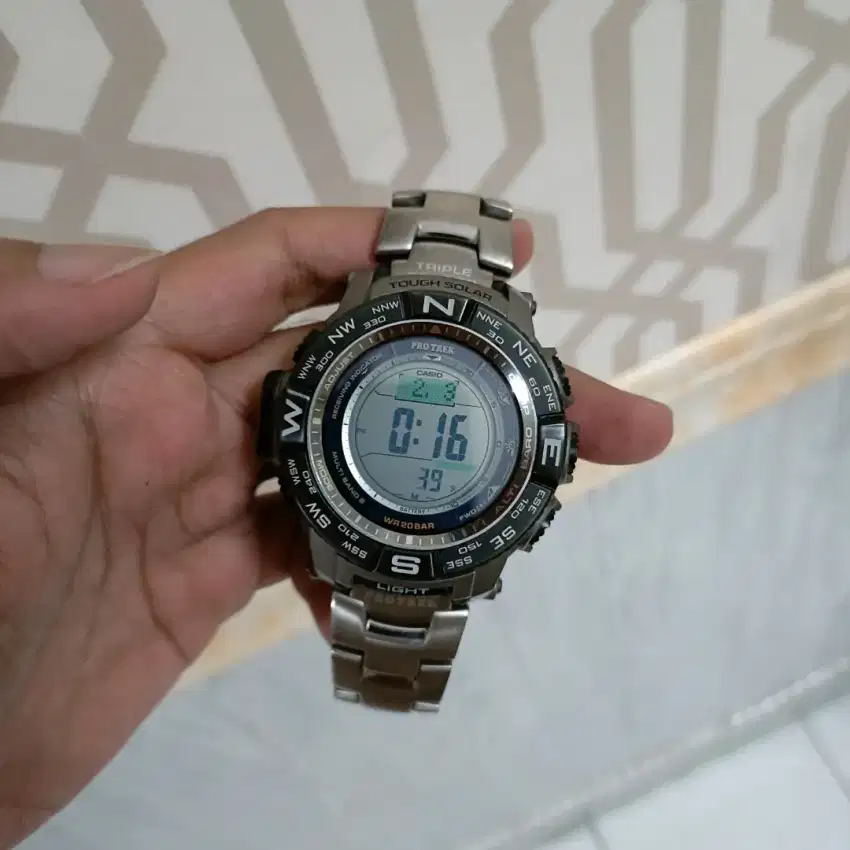 Jam tangan casio protrek prw 3500t prw3500t titanium