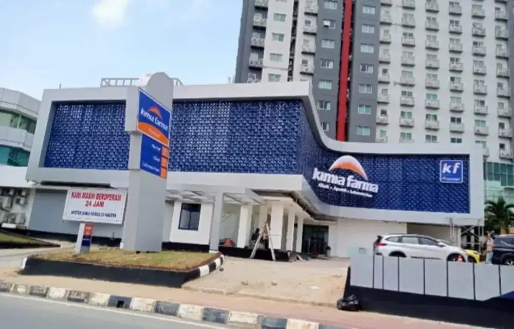 Panel ACP Fasad. ACP Facade. Curtain Wall Kaca. Outdoor Signage