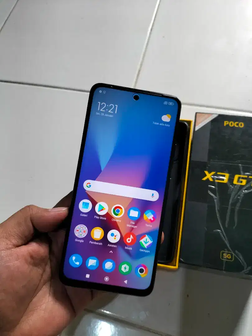 Poco x3 gt 5g ram 8/128gb fullset ori