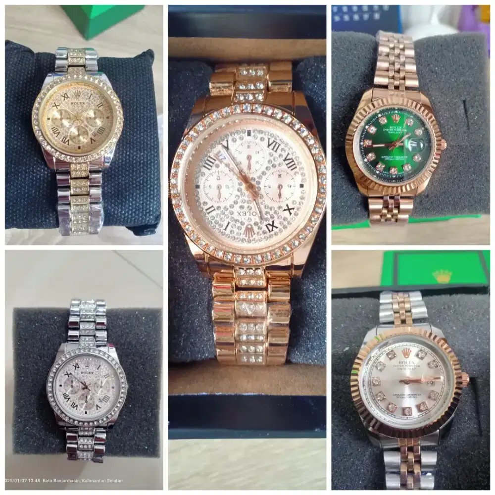 Jam ROLEX Tanggalan Aktip