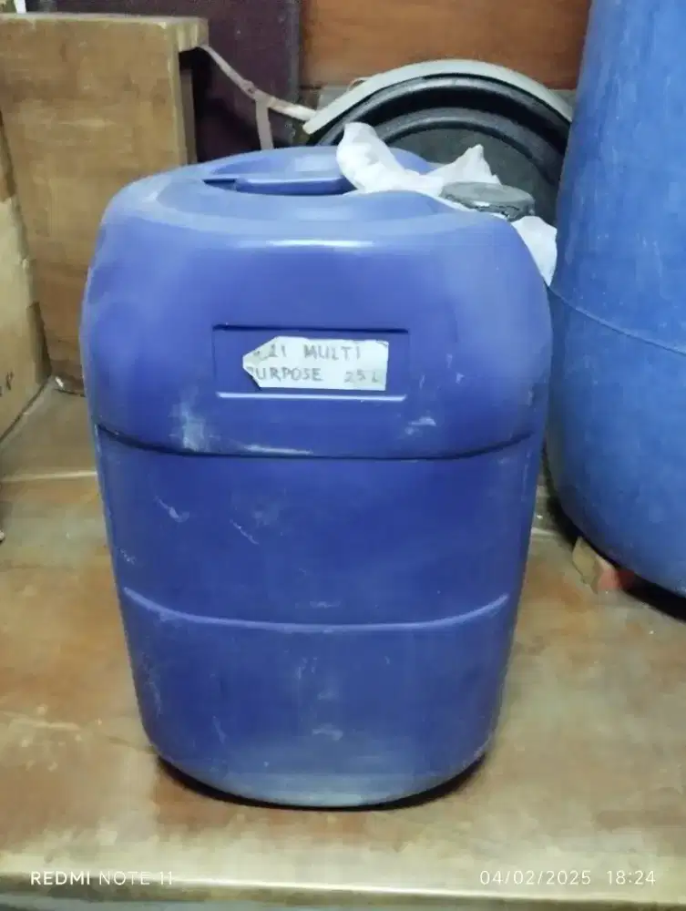 jerigen tebal ukuran 25 liter @ 3 buah