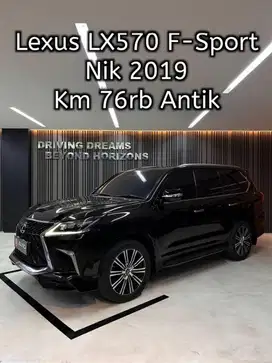 Lexus LX570 F-Sport AT 2019 Hitam