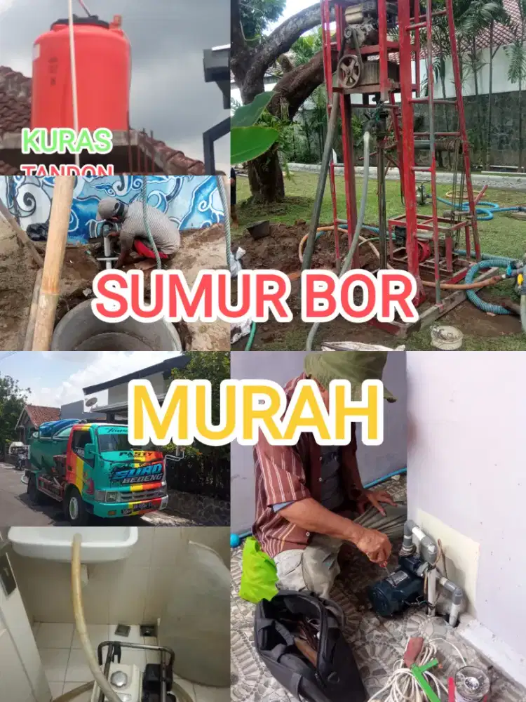 RESAPAN AIR SALURAN MAMPET SVS POMPA AIR SEDOT WC SUNTIK SUMUR BOR