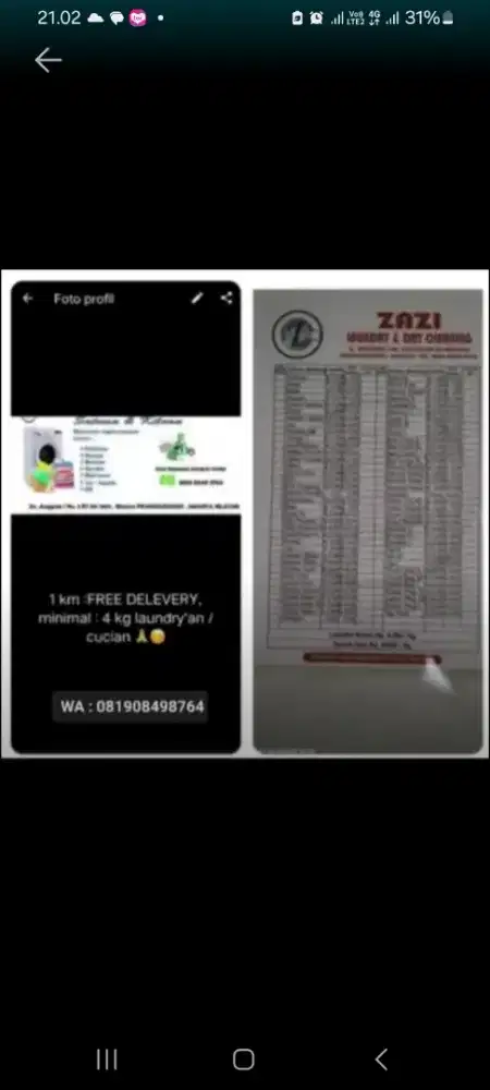 * LOWONGAN KERJA LAUNDRY *