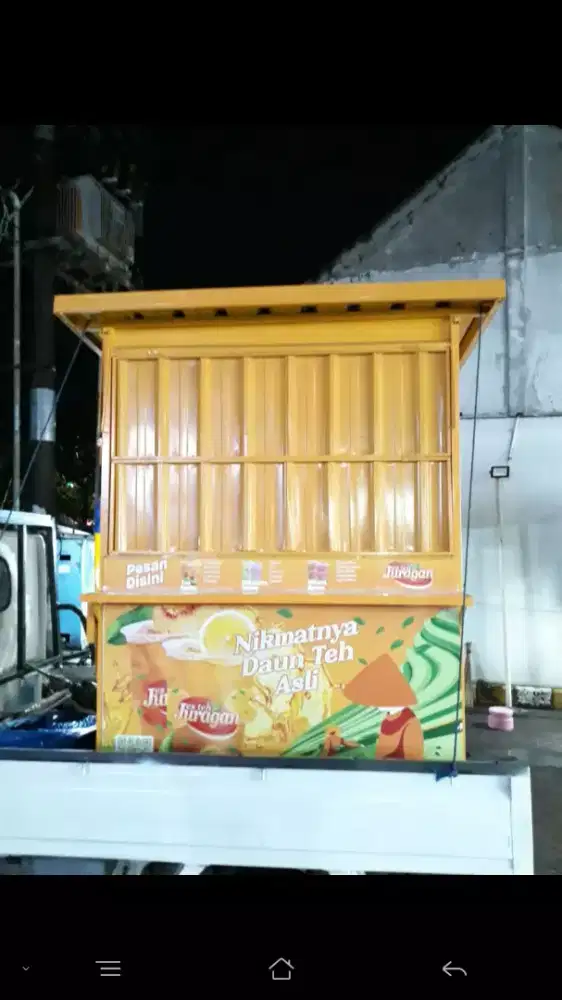 KONTAINER STAN ES TEH JURAGAN UK.1,5 Meter x 1 Meter x Tinggi 2 Meter