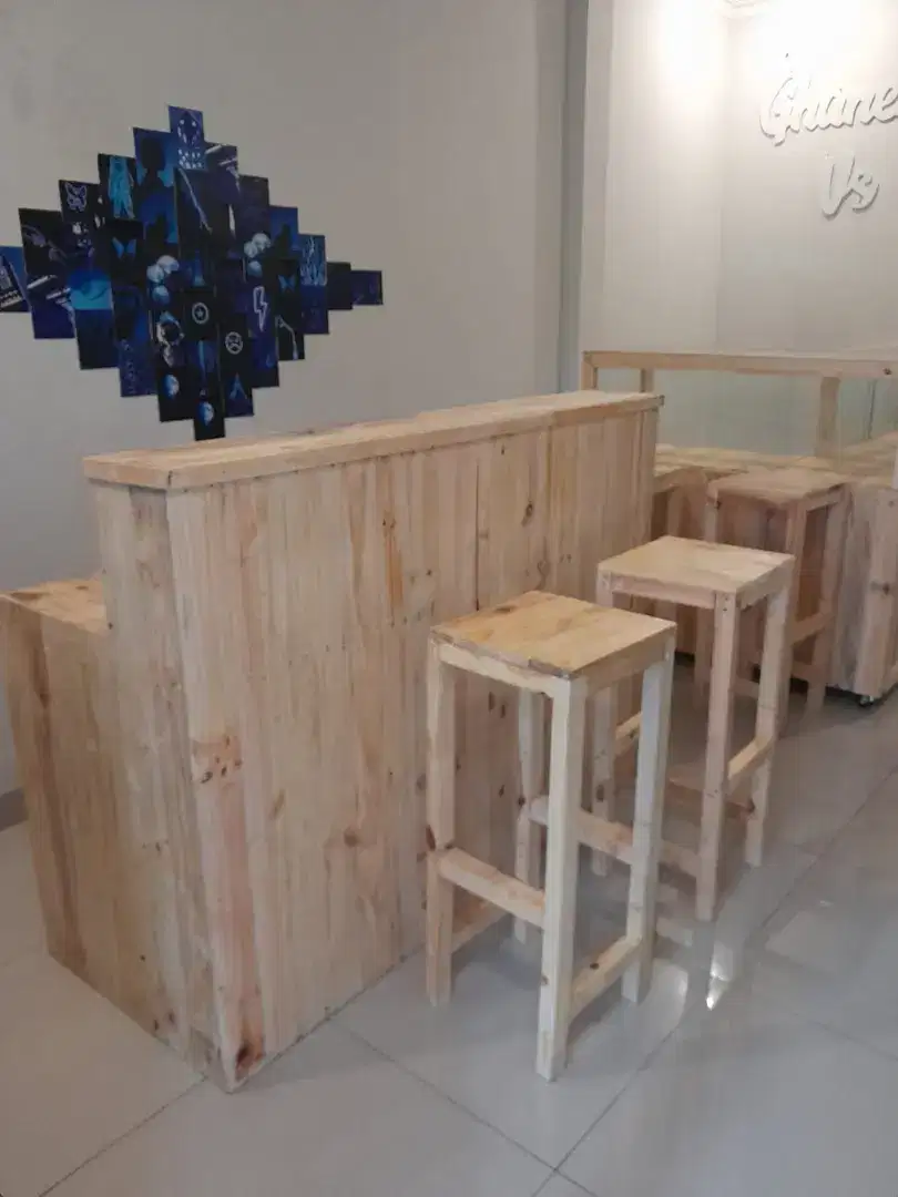 Meja bar, meja kasir minimalist