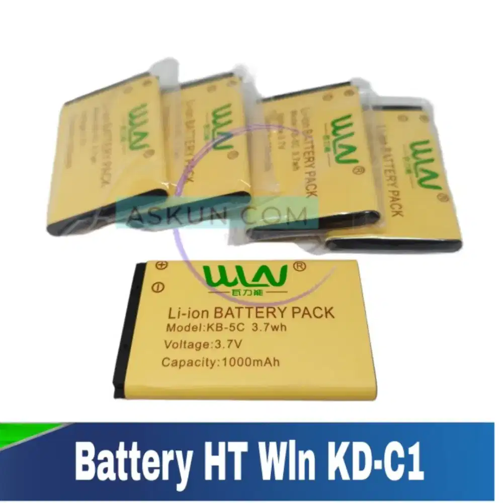 batrai wln wlan 1000mah new