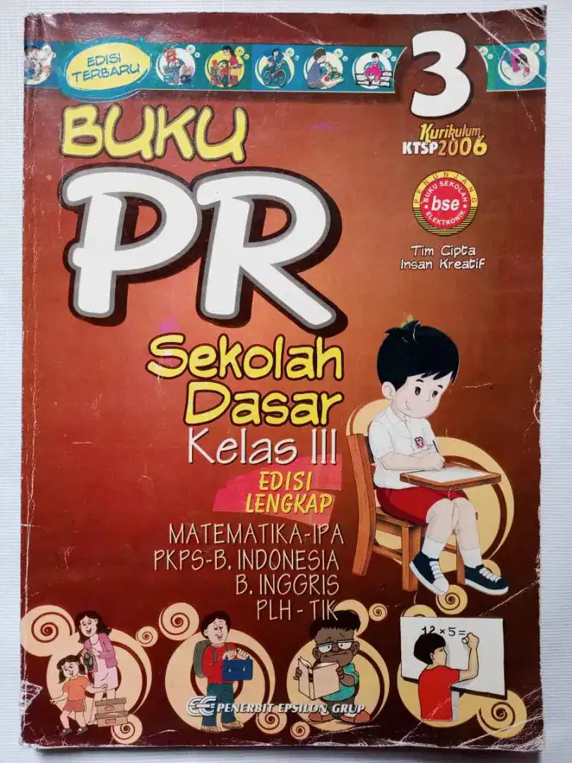 BUKU PR SD KLS III 2006 EDISI TERLENGKAP, BONUS LEMBARAN KUNCI JAWABAN