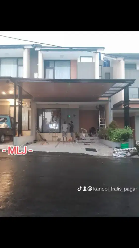 KANOPI CANOPY, RAILING TANGGA, TRALIS MODERN, PAGAR CUTTING MODERN