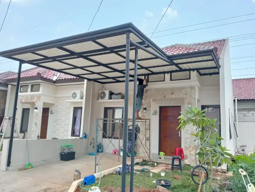 Kanopi minimalis modern