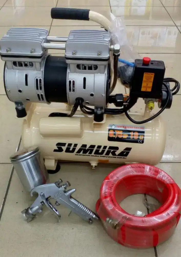 Paket cat kompresor 3/4pk kapasitas 10 L