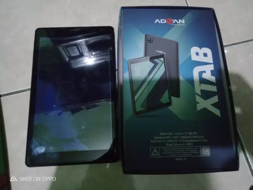 Punya tab Advan kode tipe ada di foto semua jaringan 4G ram 4/64 minus
