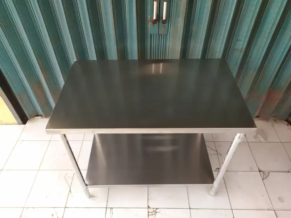 Jual meja undershelf stainless murah berkualitas jabodetabek