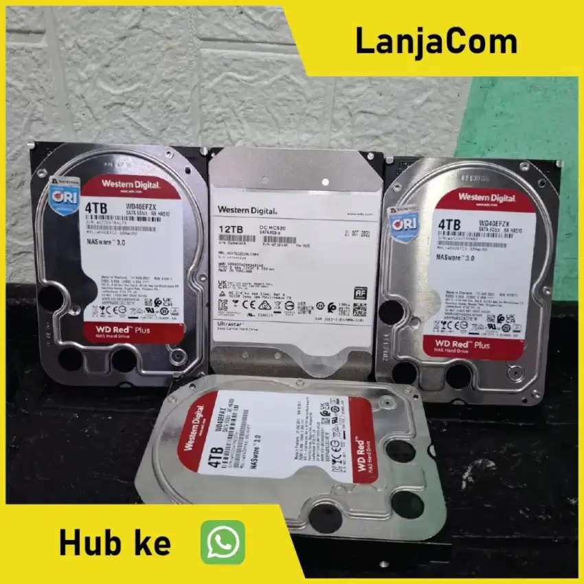 Terima hardisk 12 tb bekas