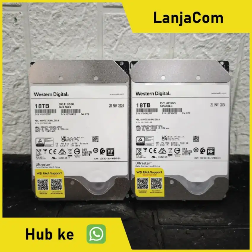 Terima hardisk 18 dan 20 tb bekas