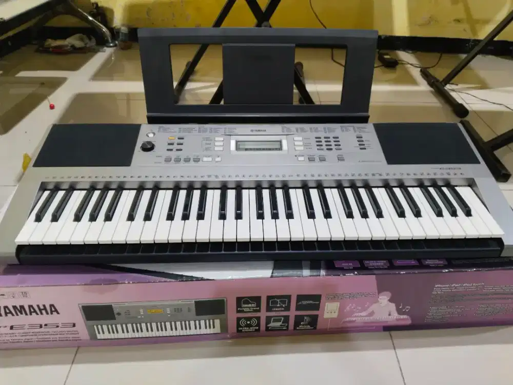 Keyboard Yamaha PSR E 353 (cocok untuk pemula)