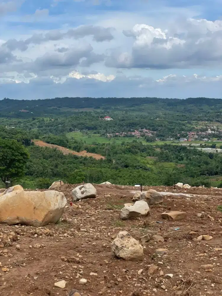 JUAL BU TANAH MURAH DEKAT JAKARTA VIEW PERBUKITAN DAN SAWAH