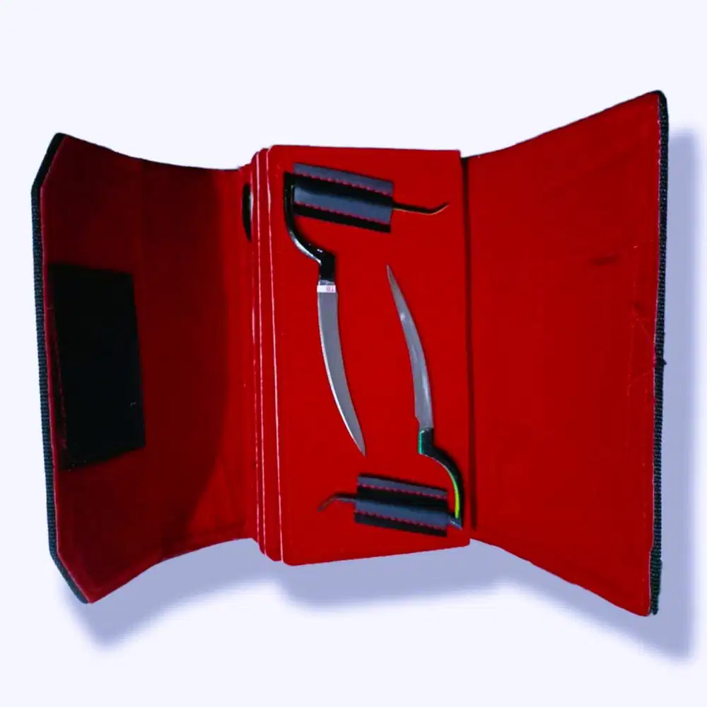 PISAU TAJI AYAM FILIPINA BLACK KARNASCH HSS-E-COBALT(panjang:13-14cm)