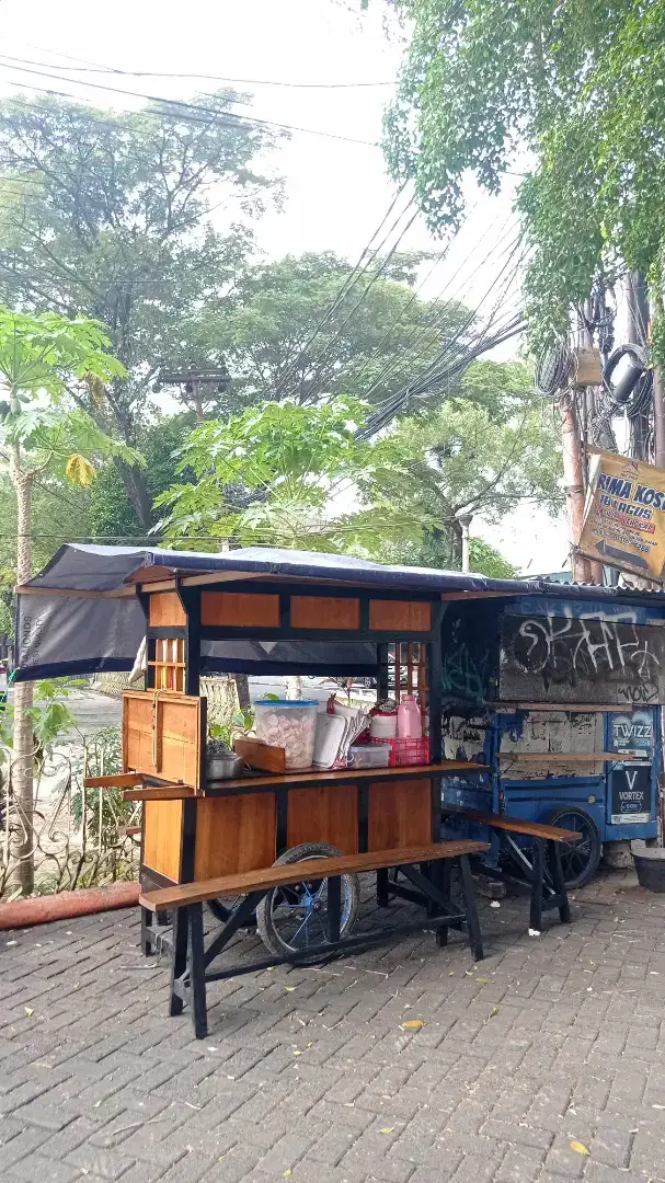 Gerobak angkringan modifikasi