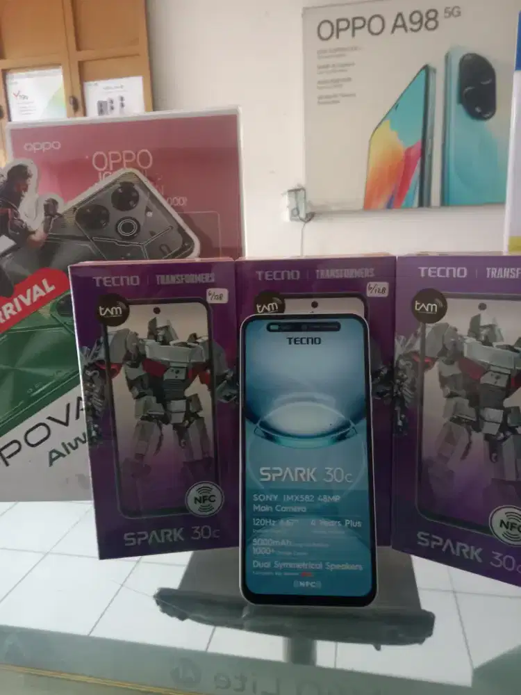 Tecno Spark 30c 8GB+8GB/256GB ,Baru,Segel Box,Garansi Resmi,Original